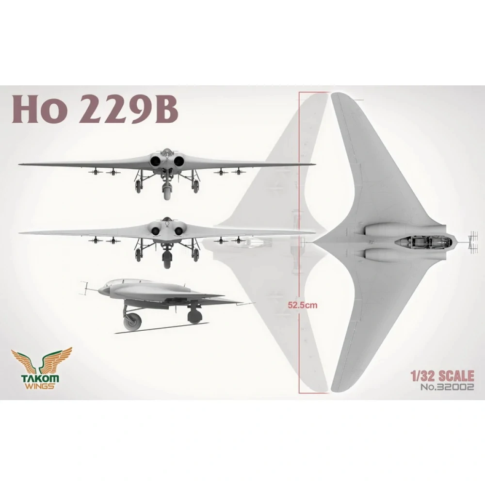Takom Ho 229 BOX 2 Ho229A + Ho229B + 1/16 Ho229 Pilot-Limited 1/32