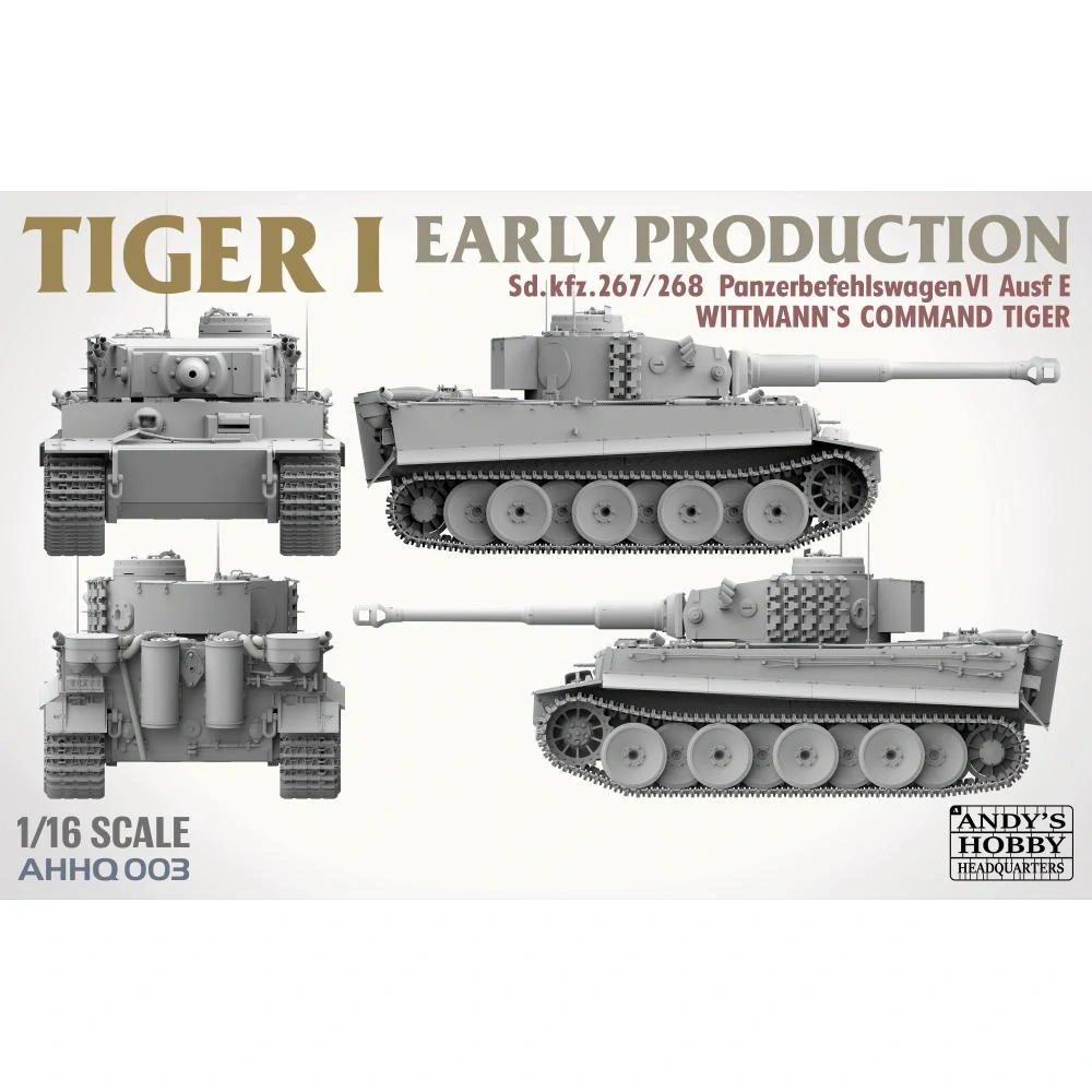 Andy's HHQ Tiger I Early Pz.Kpfw. VI Ausf. E 1/16