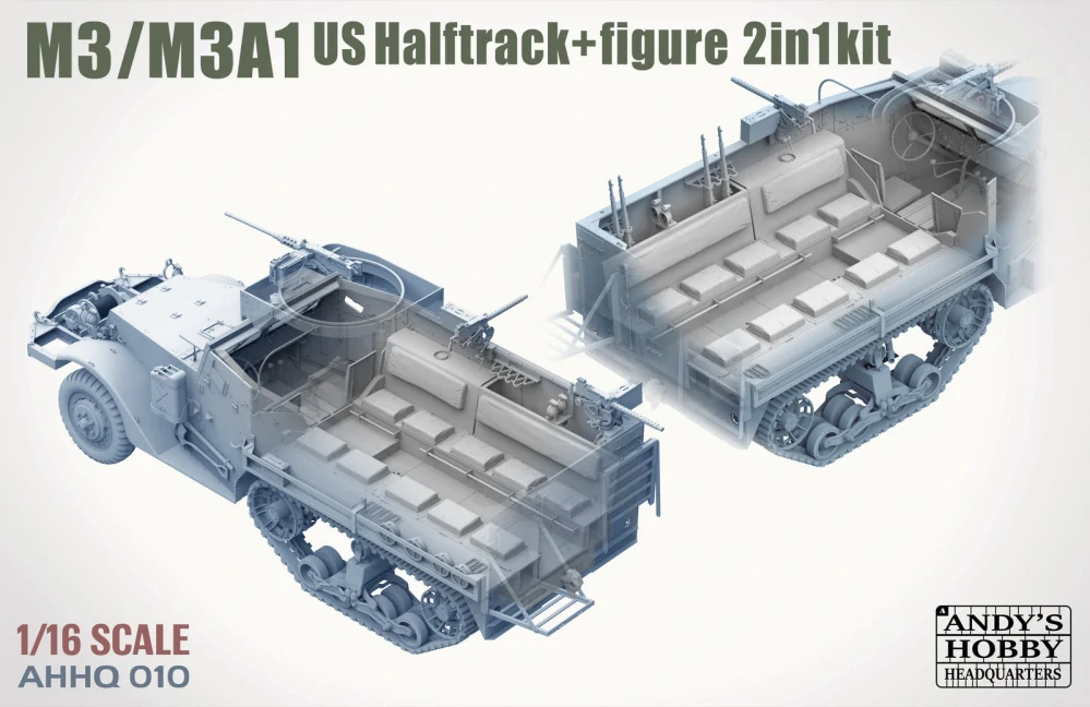 Andy's HHQ M3/M3A1 U.S. Halftrack 2 in 1 1/16