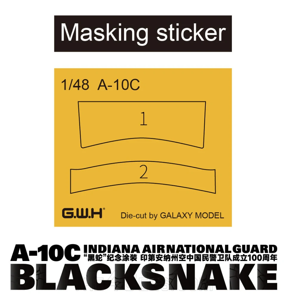 G.W.H A-10C Blacksnake Indiana Air Nat. Guard 1921-2021 (Limited Edition!) 1/48