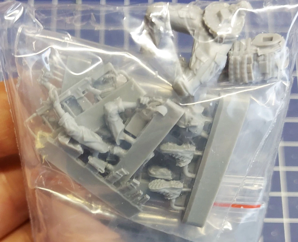 MH-60 Crew - Resin figures + Machine gun (7x figurka + 2x kulomet) 1/35 