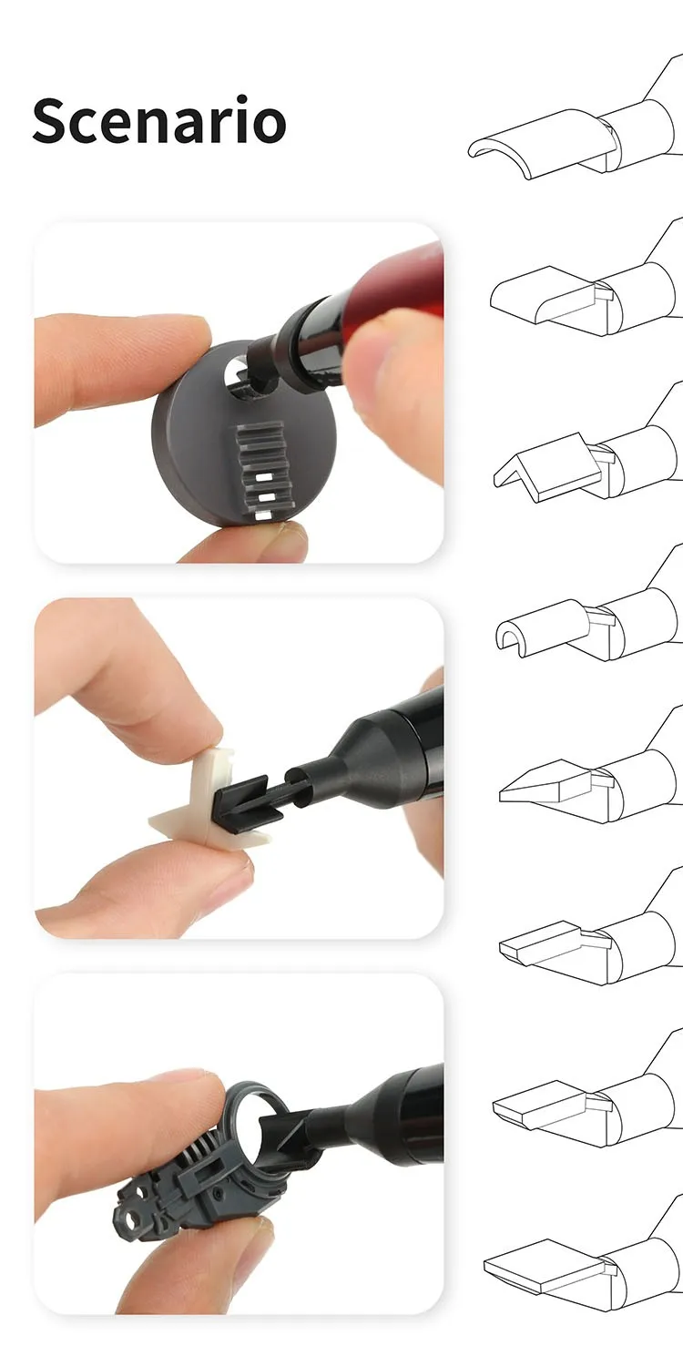 DSPIAE ES-A Reciprocating Sander / Aku Modelářská vibrační mikrobruska + Příslušenství 8v1