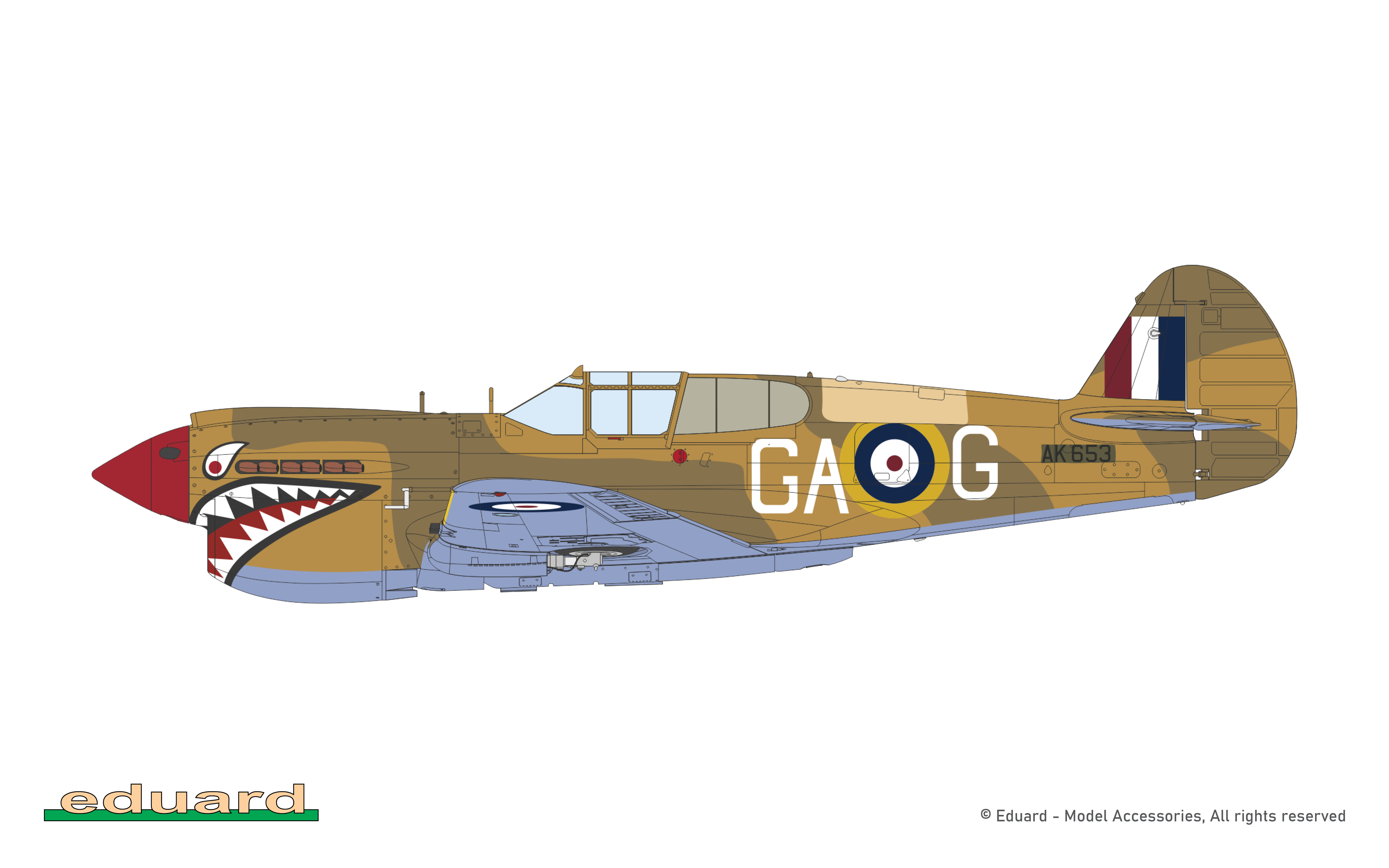 Eduard P-40E Warhawk Weekend 1/48