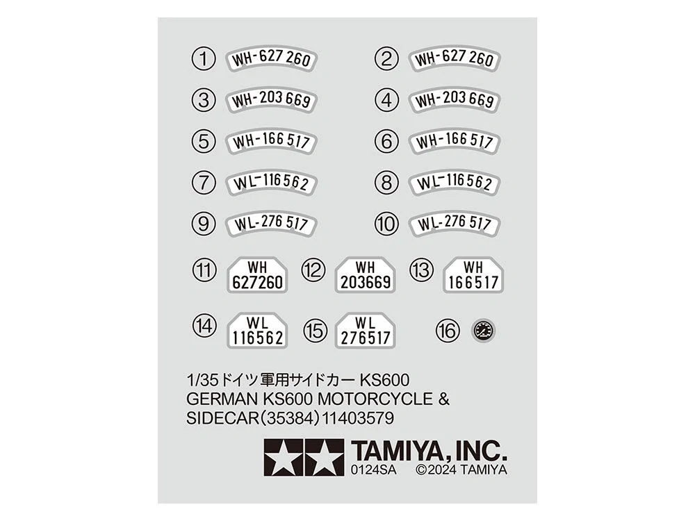 Tamiya KS600 & Sidecar 1/35