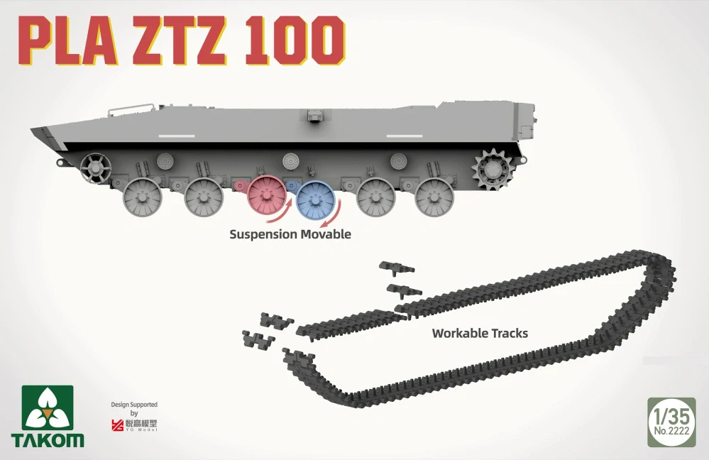 Takom PLA ZTZ 100 (Poškozená krabice) 1/35