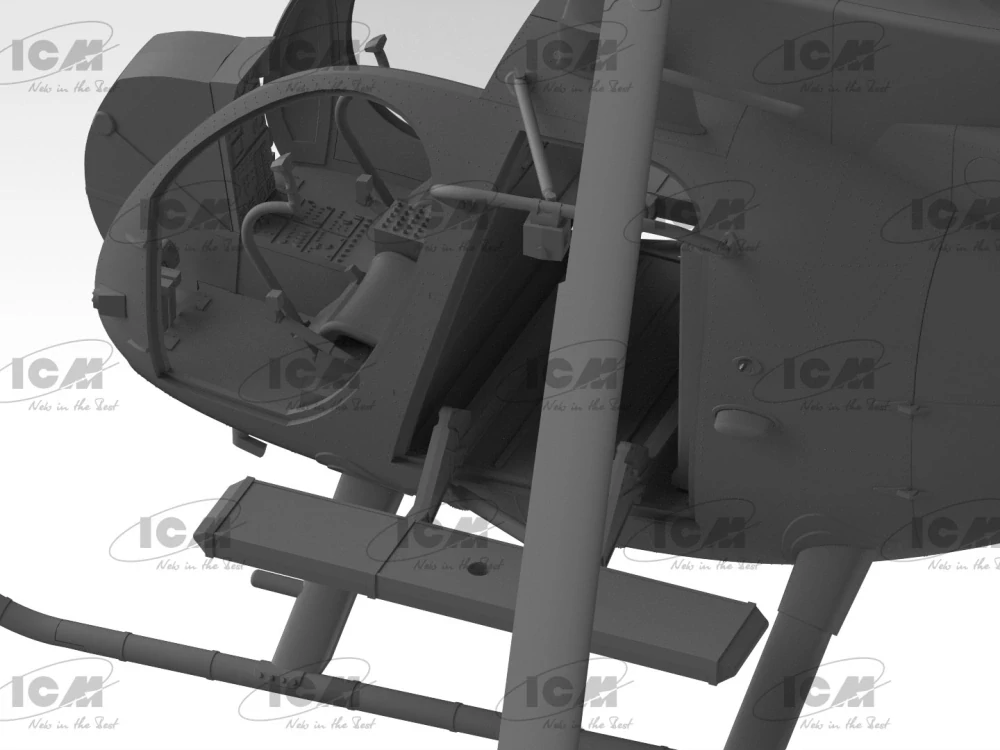 ICM MH-6J Little Bird, US Special Forces Helicopter 1/48