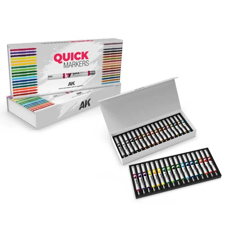 AK Quick Markers Special Box - Full Range 34 Markers
