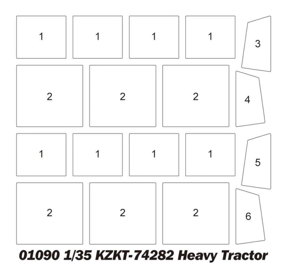Trumpeter KZKT-74282 Heavy Tractor 1/35