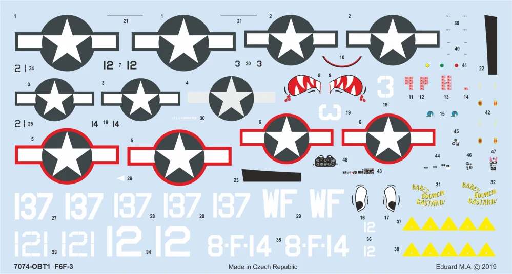 Eduard F6F-3 ProfiPACK 1/72 (Předobjednávka září)