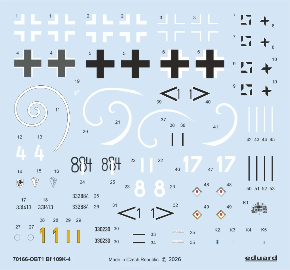 Eduard Bf 109K-4 ProfiPACK 1/72 (Předobjednávka září)