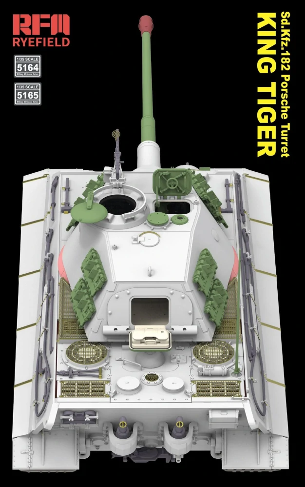 RFM Porsche Turret King Tiger w/2T crane 1/35 (Předobjednávka listopad)