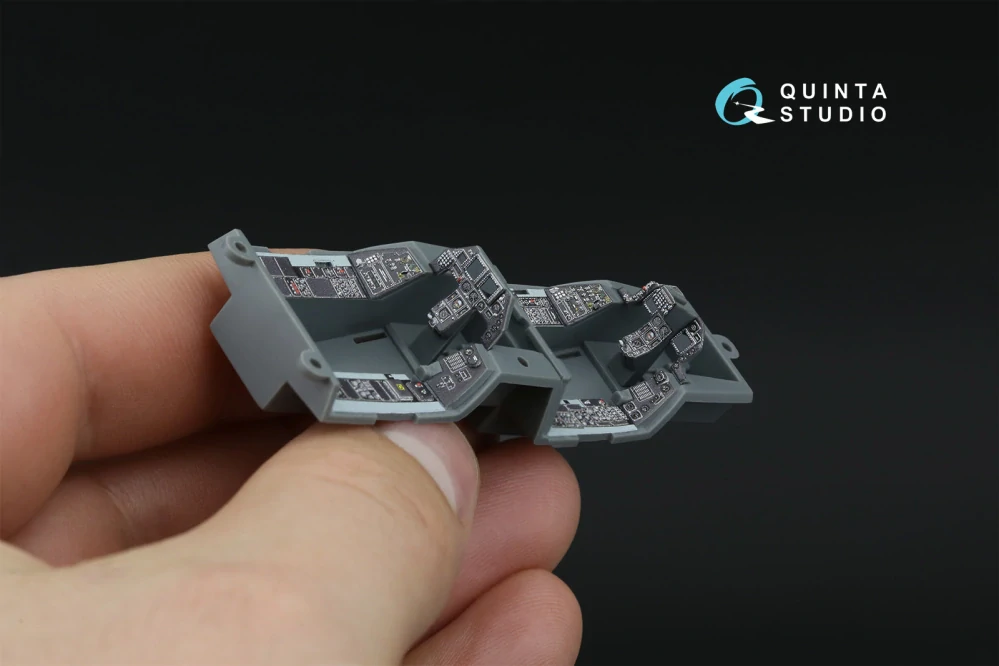 Quinta Studio Lockhhed Martin F-16 I Sufa - 3D-Printed & Coloured Interior (for GWH Kits) 1/48