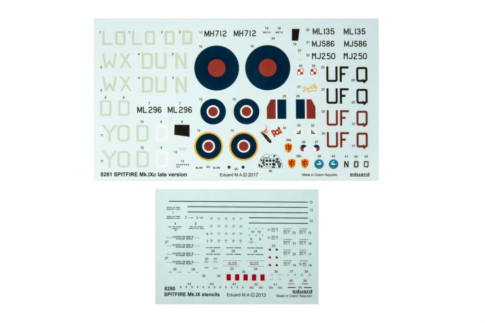 Eduard Spitfire Mk.IXc late version ProfiPACK 1/48