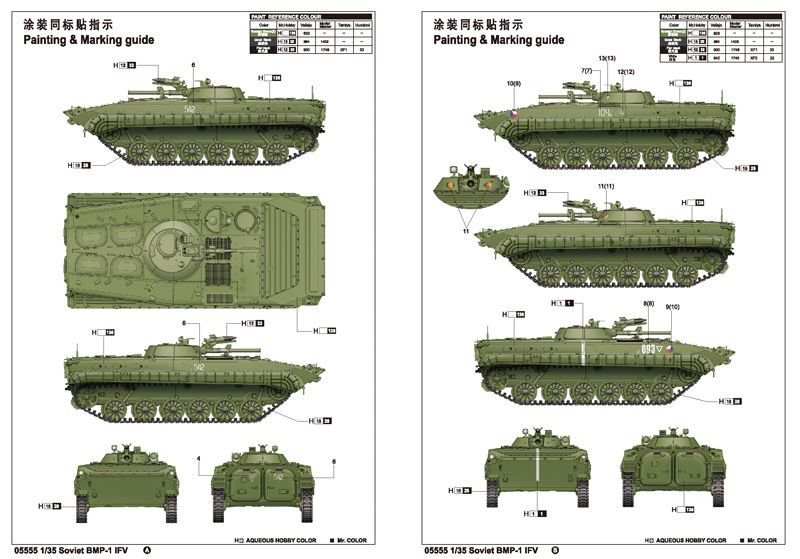 Trumpeter Soviet BMP-1 IFV (ČR) 1/35