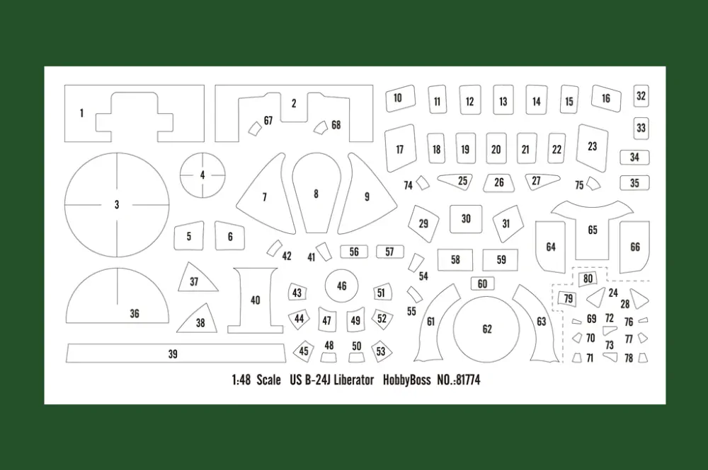 Hobby Boss US B-24J Liberator 1/48