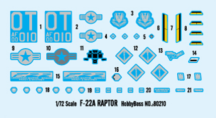 Hobby Boss F-22A Raptor 1/72