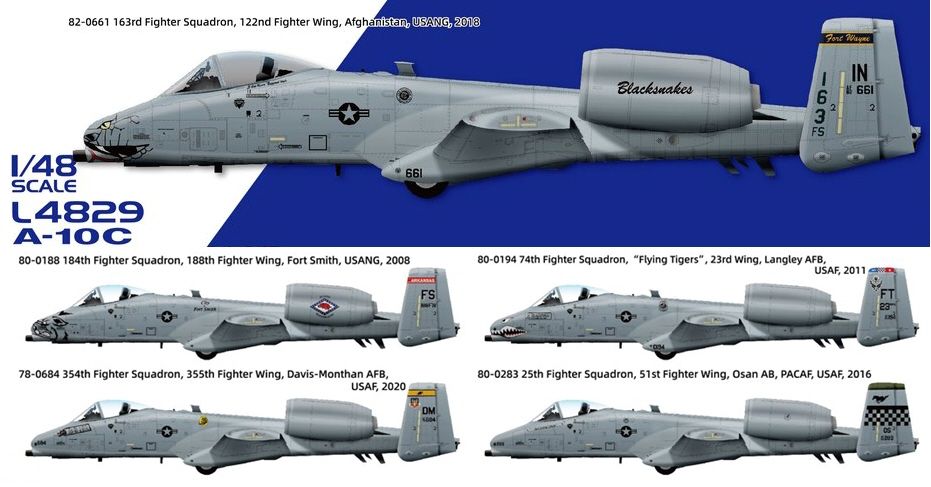 G.W.H US Air Force A-10C Thunderbolt II 1/48