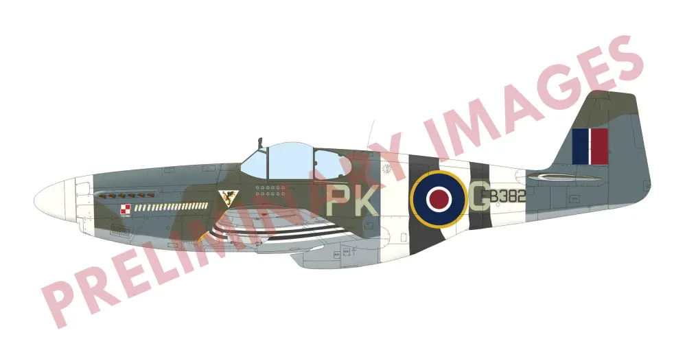 Eduard OVERLORD: D-DAY MUSTANGS / P-51B MUSTANG DUAL COMBO 2v1 Limited 1/48