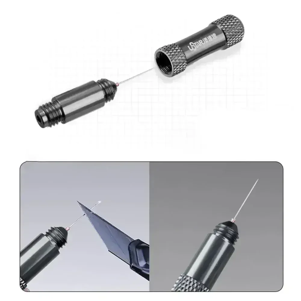 UStar Přesný aplikátor vteřinového lepidla (kovový)