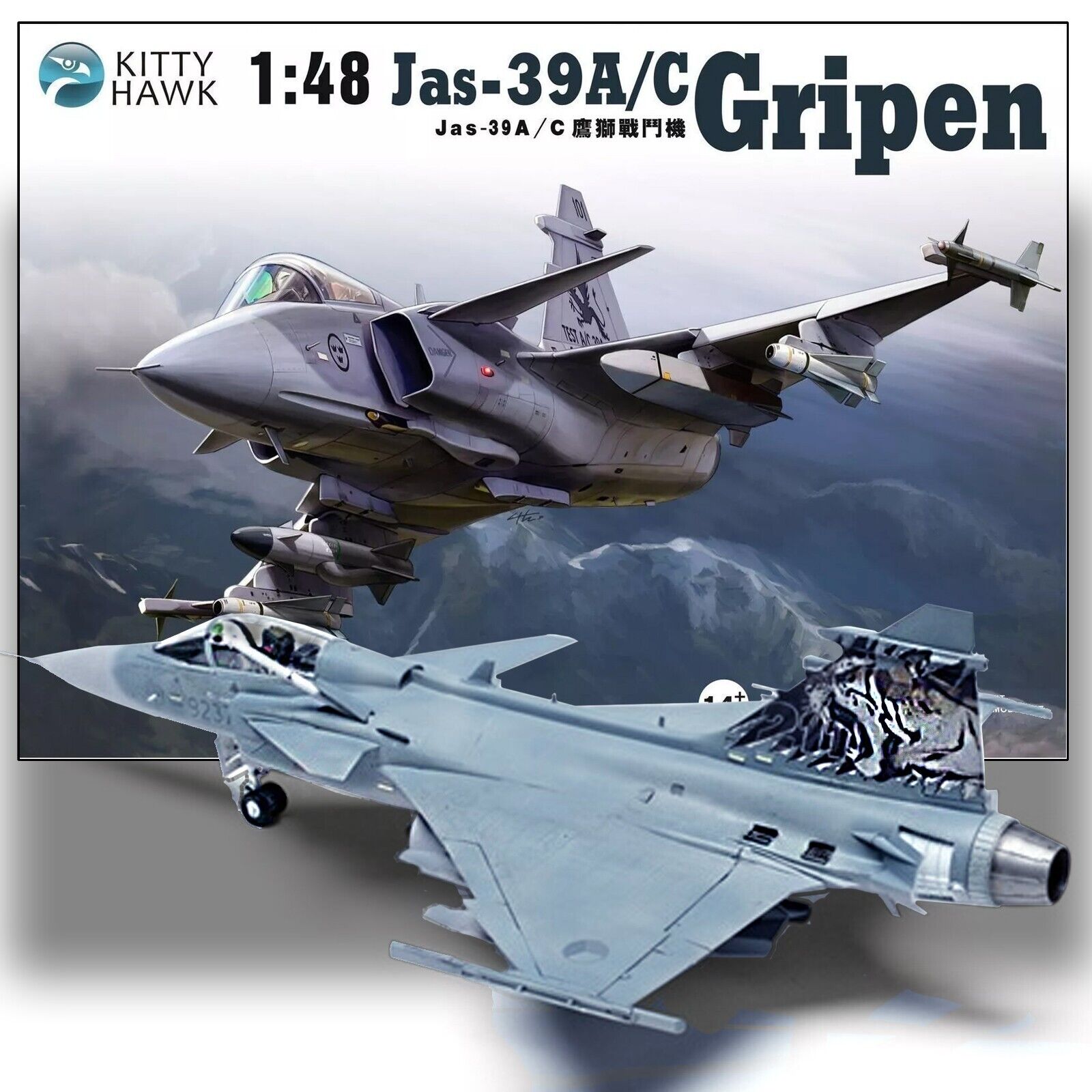 Kittyhawk Jas-39A/C ”Gripen” 1/48