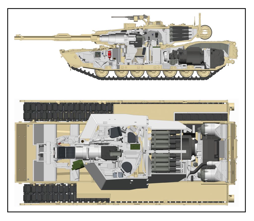 RFM M1A1/ A2 Abrams with Full Interior 2 in 1 1/35