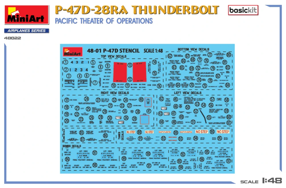 MiniArt P-47D-28RA Thunderbolt Pacific Theater of Operations 1/48