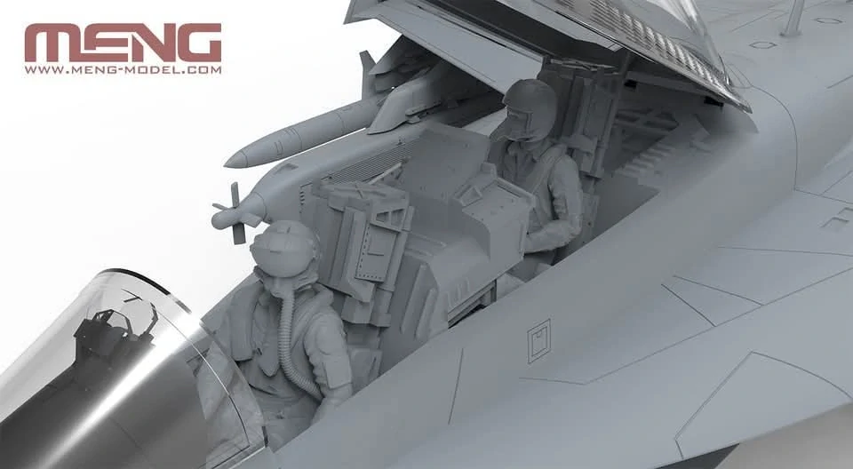 MENG Boeing EA-18G Growler Electronic Attack Aircraft Yellow Jackets 1/48
