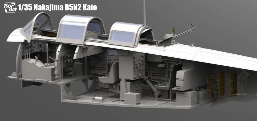 Border Model Nakajima B5N2 Type 97 Carrier Attack Bomber "Kate" 1/35