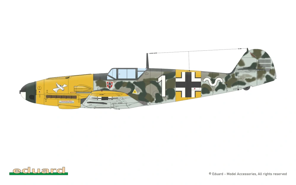 Eduard Bf 109F-2 Weekend 1/72