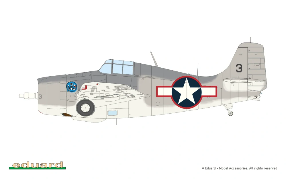 Eduard F4F-4 Wildcat pozdní verze Weekend 1/48