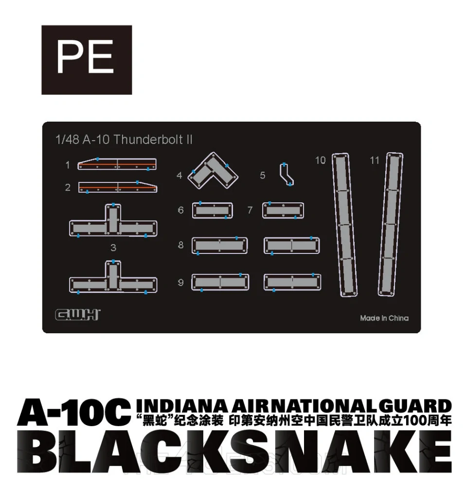 G.W.H A-10C Blacksnake Indiana Air Nat. Guard 1921-2021 (Limited Edition!) 1/48