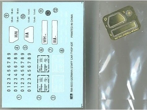 RFM German Staff Car Type 82E w/ full Interior 1/35
