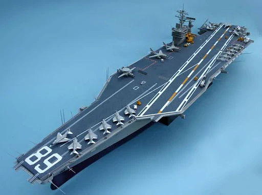 Trumpeter U.S. CVN-68 Nimitz aircraft carrier 1975 1/350