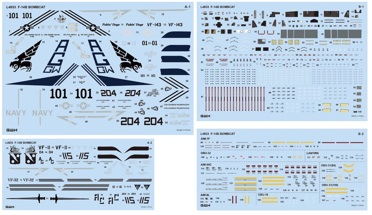 G.W.H F-14B Bombcat 1/48