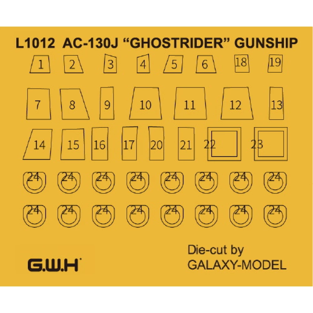G.W.H AC-130J GHOSTRIDER Gunship 1/144