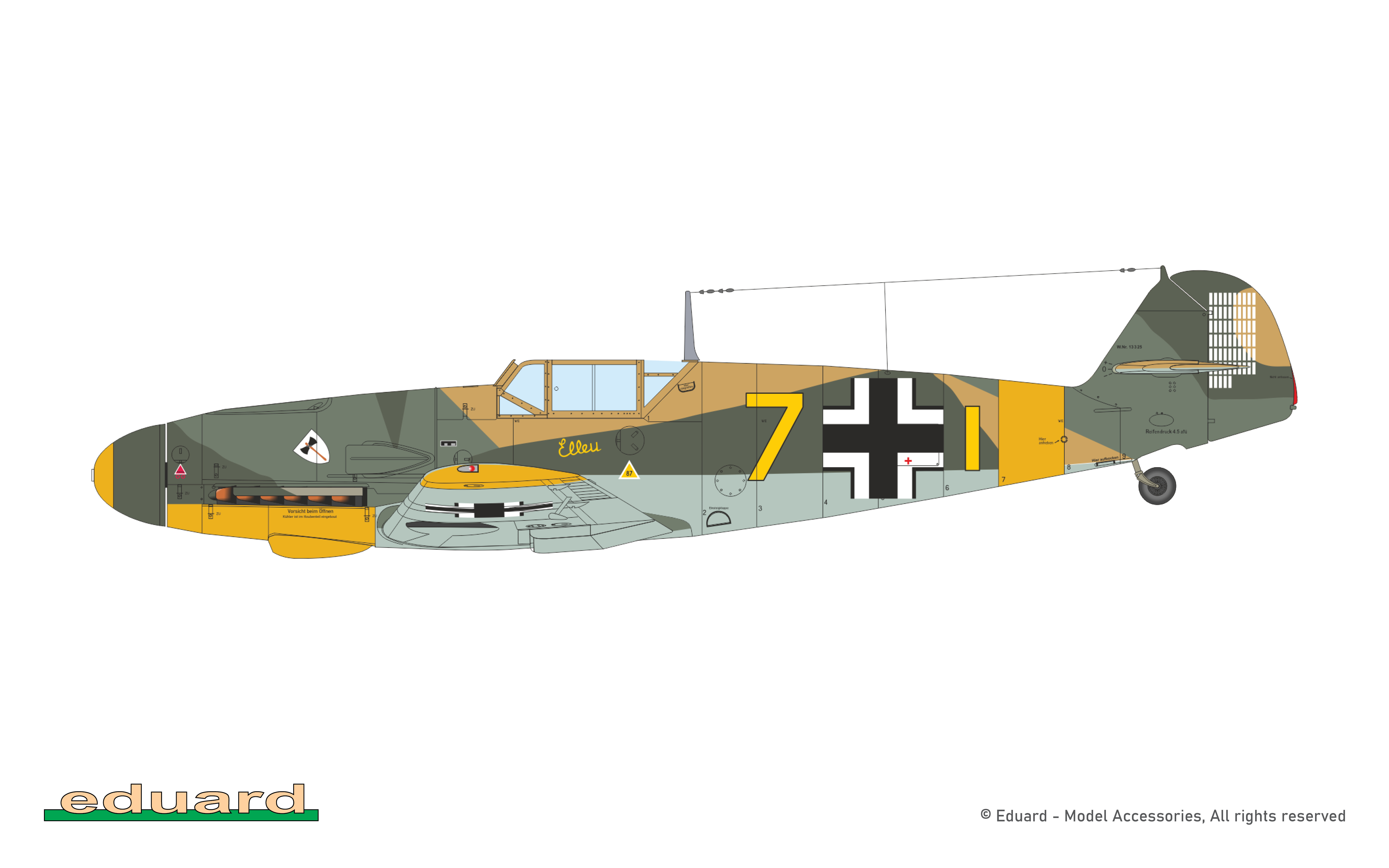Eduard Bf 109F-4 ProfiPACK 1/48