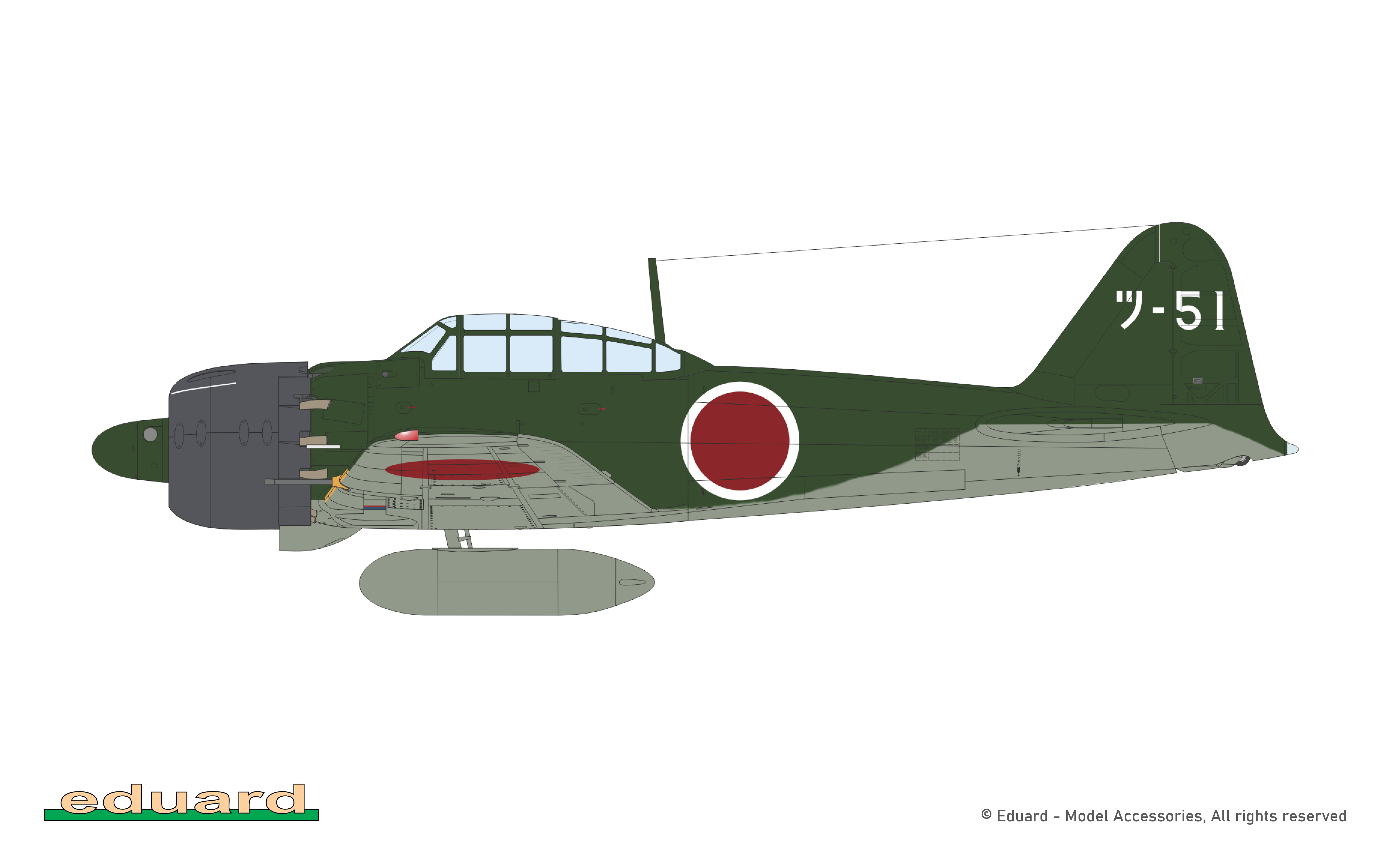 Eduard A6M5 Zero Type 52a ProfiPACK 1/48