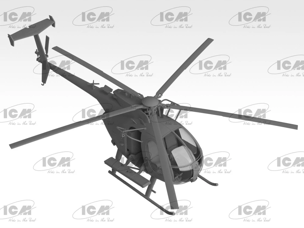 ICM MH-6J Little Bird, US Special Forces Helicopter 1/48