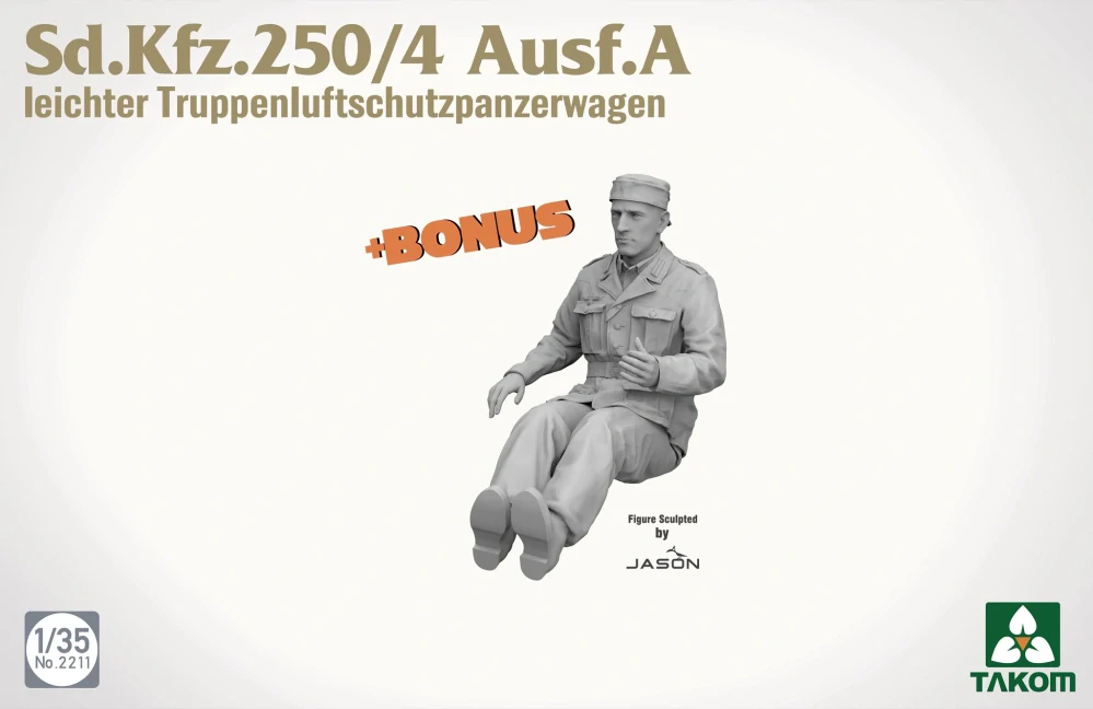 Takom Sd.Kfz.250/4 Ausf.A Ie.Truppenluftschutzpanzerwgn. 1/35 (Předobjednávka červenec)