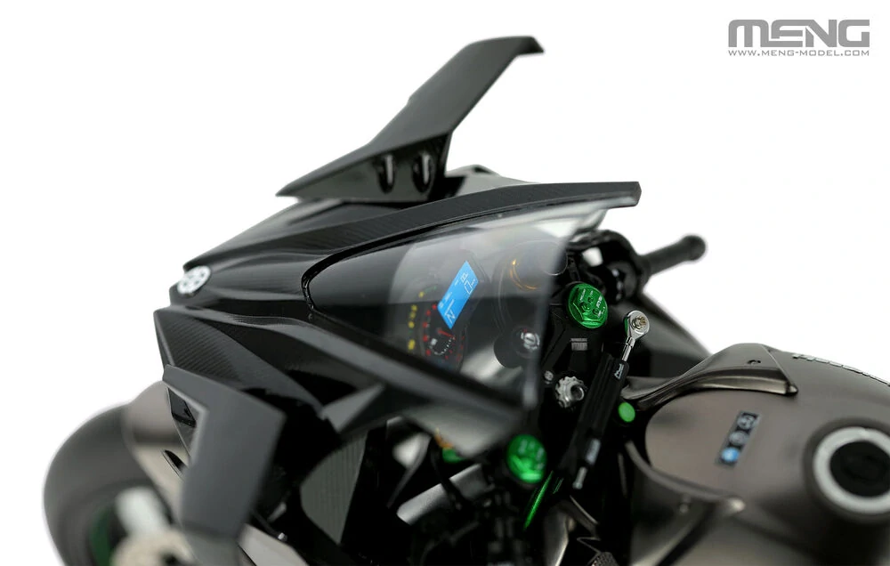 MENG Kawasaki Ninja H2R 2018 (Pre-colored Edition) 1/9 (Předobjednávka říjen)
