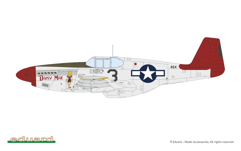 Eduard P-51B/C Mustang Birdcage canopy Hybrid 1/32