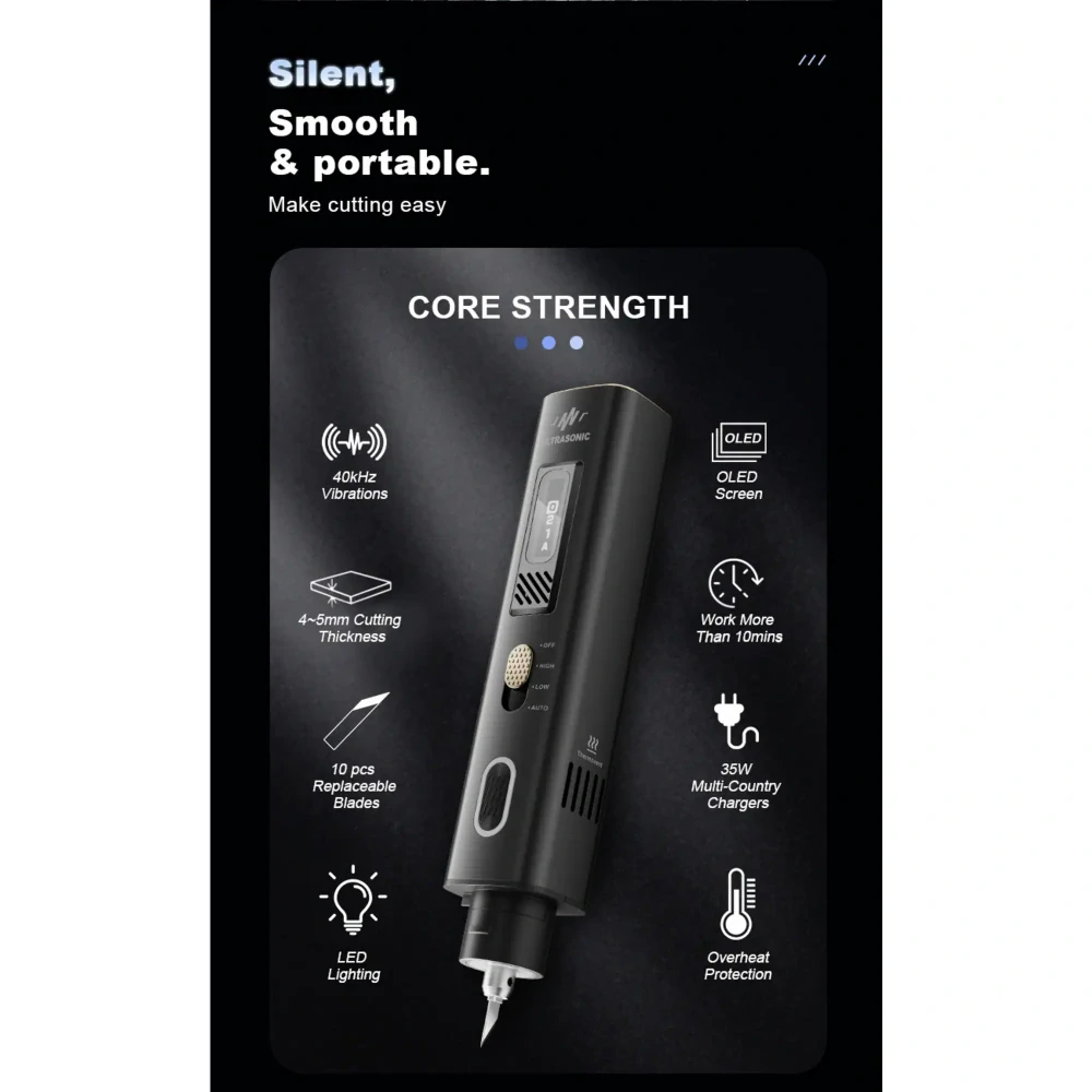 Jakemy Ultrasonic Cutter & Polisher 35 W / Ultrazvukový nůž - bruska