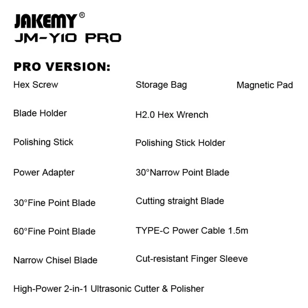 Jakemy Ultrasonic Cutter & Polisher 35 W / Ultrazvukový nůž - bruska