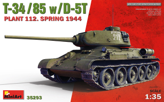 MiniArt T-34-85 w/D-5T. Plant 112. Spring 1944 1/35