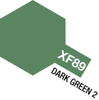 Tamiya XF-89 Dark Green 2/Matná Tmavězelená 2