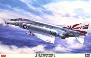 Hasegawa Grumman F-4B/N PHANTOM II™ “VF-111 SUNDOWNERS CAG” 1/48