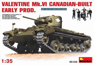 MiniArt Valentine Mk 6. Canadian – built Early Prod. 1/35
