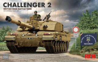 RFM British main battle tank Challenger 2 w/workable track 1/35
