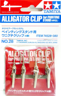 Tamiya Aligator Clips / Krokosvorky pro stojánek Tamiya (4ks)