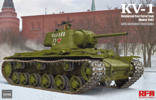RFM KV-1 Model 1942 Reinforced Cast Turret Tank 1/35